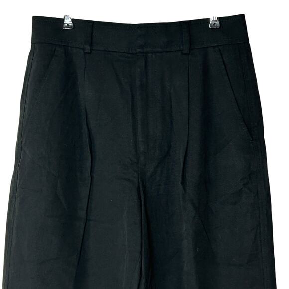 Everlane Tencel Way High Tapered Pant Buttersmooth Black Women 16 NWT No Stretch - Picture 6 of 12